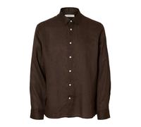 SELECTED Camicia 'SLHKylian' marrone scuro Uomo SELECTED S