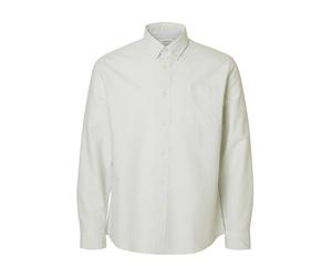 SELECTED Camicia 'SLHRick' beige / bianco Uomo SELECTED XL