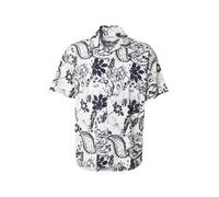 SELECTED Camicia 'SLHRLXAIR' crema / nero Uomo SELECTED S