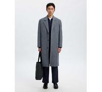 Selected - Cappotto lungo grigio scuro XXL