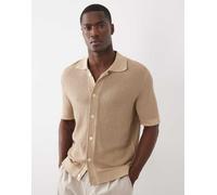 Selected - Cardigan in maglia 100% cotone beige con bottoni-Neutro L