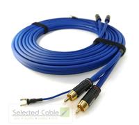 Selected Cavo 8m Phonokabel Sommer Cable 2x 0,35mm ² Incl. Erdungsleitung