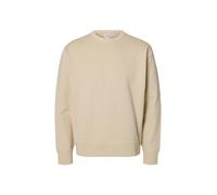 SELECTED Felpa 'SLHLUKE' crema Uomo SELECTED L