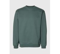 Selected - Felpa verde balsamo S