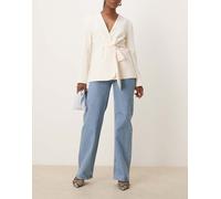 Selected Femme - Alice - Jeans con fondo ampio lavaggio blu chiaro W27
