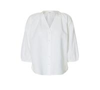 Selected Cleo-alberta Linen Blend 3/4 Sleeve Shirt Bianco 36 Donna