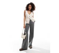 Selected Femme - Canotta in maglia color crema con bottoni-Bianco M