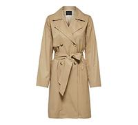 Selected Femme Donna SLFWEKA Trenchcoat B Noos Trench, Cornstalk, 36