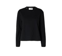 SELECTED FEMME Maglietta a maniche lunghe SLFESSENTIAL nero | L