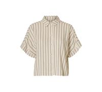 SELECTED FEMME Selected Female Crop-Bluse Streifen Camicetta da Donna selezionata a Righe, Conchiglia, 48