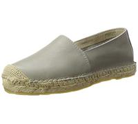 SELECTED FEMME Sfmarley New Leather Espadrilles, Espadrillas Basse Donna, Grigio (Grey), 40 EU
