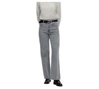 SELECTED FEMME Slfalice HW Wid Long Eloise Gre Jea Noos Jeans, Denim Grigio Chiaro, 30W x 32L Donna