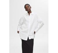 Selected Femme - SLFAURA LS SHIRT B Bianco - Abbigliamento 36 Bianco