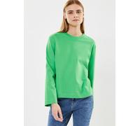 Selected Femme - Slfessential Ls Boxy Tee Noos Verde - Abbigliamento S Verde