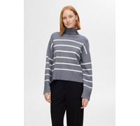 Selected Femme - SLFKAMMA LS KNIT ROLL NECK NOOS Grigio - Abbigliamento L Grigio