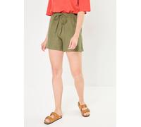 Selected Femme - Slflinnie Mw Linen Shorts B Verde - Abbigliamento 38 Verde