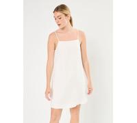 Selected Femme - Slflinnie Short Linen Strap Dress B Bianco - Abbigliamento 36 Bianco