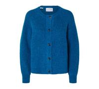 SELECTED FEMME SLFLULU LS Knit Short Cardigan B Noos, Super Sonic/Dettagli: mélange, XS