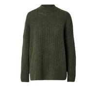 SELECTED FEMME Slfmaline LS Knit High Neck Noos Maglione Lavorato a Maglia, Kalamata. Dettagli: Melange, XS Donna