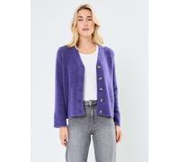 Selected Femme - SLFMALINE NEW LS KNIT SHORT CARDI NOOS Viola - Abbigliamento XL Viola