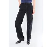 Selected Femme - SLFMELLIE MW WIDE JEANS Nero - Abbigliamento 28 X 32 Nero