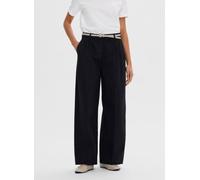 Selected Femme - Slfmerla Hw Extra Wide Pant Blu - Abbigliamento 36 Blu