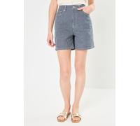 Selected Femme - Slfmyra Hw Stripe Denim Shorts Blu - Abbigliamento 40 Blu
