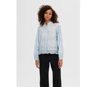 Selected Femme - Slftatiana L/S Embr Shirt Noos Blu - Abbigliamento 40 Blu