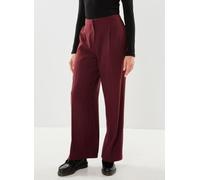 Selected Femme - Slftinni Mw Wide Pant N Noos Bordeaux - Abbigliamento 40 X 30 Bordeaux