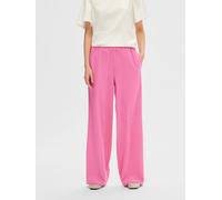Selected Femme - Slftinni-Relaxed Mw Wide Pant N Noos Rosa - Abbigliamento 36 Rosa