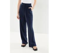 Selected Femme - Slfviva-Gulia Hw Long Linen Pant Noos Blu - Abbigliamento 36 Blu
