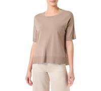 SELECTED FEMME Slfwille SS Knit O-Neck Noos Maglia, Greige, S Donna