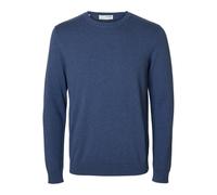 SELECTED FEMME Slhberg Crew Neck Noos, Oceana, XL Uomo