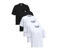 SELECTED FEMME Slhcormac S O-Neck Tee 5 Pack Noos, Nero, M