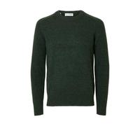 SELECTED FEMME Slhrai LS Knit Crew Neck Noos, Verde Bosco, M