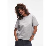 Selected Femme - T-shirt oversize grigio mélange L