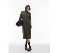 Selected Femme - Vestito dolcevita in maglia verde L
