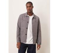 Selected - Giacca da abito slim fit squadrata grigia in jersey-Grigio 54