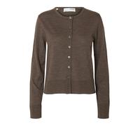 Selected - Cardigan in maglia color delicioso-Marrone M