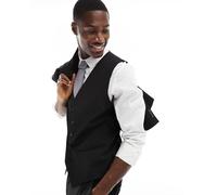 Selected - Gilet slim nero 48
