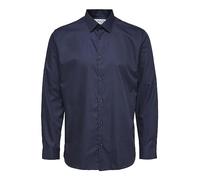 SELECTED HOMME Slhslimethan Shirt LS Classic B Noos Camicia, Peacoat, 3XL Uomo