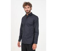 SELECTED HOMME Camicie Uomo Nero Camicia manica lunga Camicia a manica luna nera