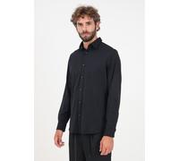 SELECTED HOMME Camicie Uomo Nero Camicia manica lunga Camicia a manica lunga ner