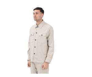 Selected Homme - Classic Button Shirt - - Jackets - Uomo - Beige - M