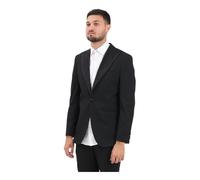 Selected Homme, ,Jackets ,Uomo ,Nero ,L Giacca monopetto con collo in raso