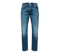 SELECTED HOMME Jeans da Uomo SLH196-STRAIGHTSCOTT 31601 -Straight Fit Medium Blue, Medium Blue Denim 16087781, 52 IT (38W/34L)