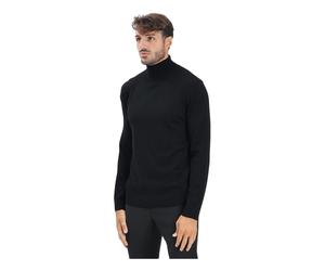 Selected Homme, ,Knitwear ,Uomo ,Nero ,2XL Maglione nero a collo alto