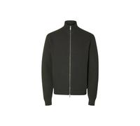 Selected Homme, ,Knitwear ,Uomo ,Verde ,S Ls Knit Structure Full Zip
