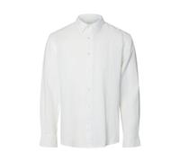 Selected Homme LS Classic Noos - Maglia a Maniche Lunghe da Uomo, Bianco, L