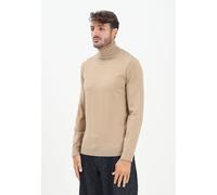 SELECTED HOMME Maglieria e Cardigan Uomo Beige Maglia collo alto Maglione a coll